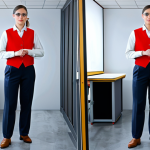 Okay, I will create two safe for work, appropriate, fully clothed Stable Diffusion XL image prompts in English based on the provided French text. These prompts will emphasize professionalism, modesty, and natural poses, avoiding any suggestive or inappropriate content.