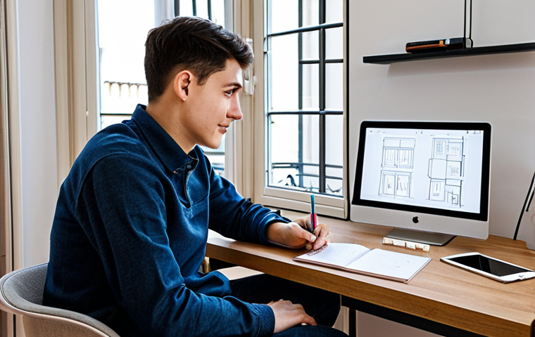 Revising Electrical Basics**

"A student, fully clothed in casual but professional attire, sits at a desk with textbooks and a tablet displaying an electrical circuit diagram. The setting is a bright, modern apartment in Paris, France. Safe for work, appropriate content, perfect anatomy, natural proportions, modest, family-friendly. High quality, professional study environment."

**