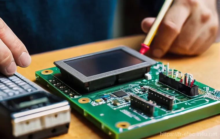 전자기술사 관련 실무 도구 소개 - **Prompt for Digital Multimeter:**
"A young, focused electronics hobbyist, wearing a comfortable...