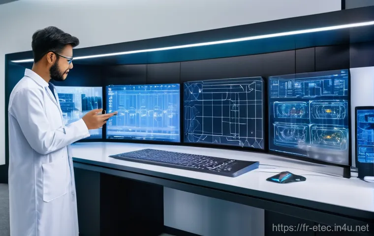 전자기술사와 회로 분석 기술 학습법 - **Prompt 1: The Future of Electronics Innovation**

    "A wide, dynamic shot of a pristine, high-te...