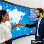 전자기술사와 공기업 취업 - **Prompt:** A group of diverse French electrical engineers, both men and women, in a brightly lit, m...