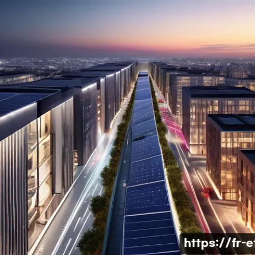 Home 30 전자기술사와 관련된 최신 공학 연구 결과 - **Prompt:** A futuristic, eco-friendly cityscape at dusk, illuminated by advanced smart grid technol...