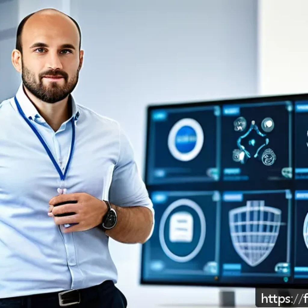 전자기술사와 직무 중심 자격증 활용 사례 - A professional French electrical engineer in a modern office setting, wearing smart business casual ...