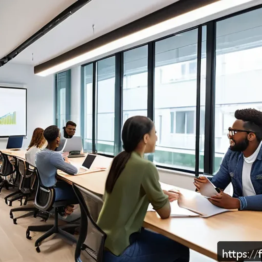 전자기술사 스터디 그룹 운영 방법 - A modern, well-lit collaborative workspace designed for focused group study sessions: spacious room ...